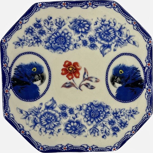 Anthropologie Dining Lou Rota Nature Table Anthropologie Blue Macaw